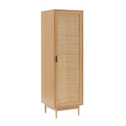 Armoire AMANA Effet Chêne Et Cannage Rotin 1 Porte H180cm 9 Armoire AMANA Effet Chêne Et Cannage Rotin 1 Porte H180cm -Canapé Rêve Promos Magasin armoire amana effet chene et cannage rotin 1 porte h180cm 2