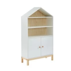 Armoire TINY Blanc 2 Portes 80cm -Canapé Rêve Promos Magasin armoire tiny blanc 2 tiroirs 6