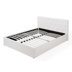 Lit Coffre BAHIA Simili Blanc 140x190 Sommier Inclus 9 Lit Coffre BAHIA Simili Blanc 140x190 Sommier Inclus -Canapé Rêve Promos Magasin bahia lit coffre 149 blanc 3