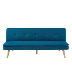 Canapé Rêve Promos Magasin -Canapé Rêve Promos Magasin banquette elio convertible tissu bleu 3 places 1