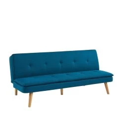 Banquette ELIO Convertible Tissu Bleu 3 Places 8 Banquette ELIO Convertible Tissu Bleu 3 Places -Canapé Rêve Promos Magasin banquette elio convertible tissu bleu 3 places 2