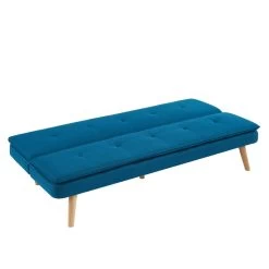 Banquette ELIO Convertible Tissu Bleu 3 Places 9 Banquette ELIO Convertible Tissu Bleu 3 Places -Canapé Rêve Promos Magasin banquette elio convertible tissu bleu 3 places 3