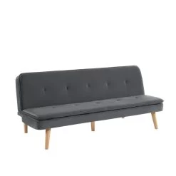 Banquette ELIO Convertible Velours Gris 3 Places 8 Banquette ELIO Convertible Velours Gris 3 Places -Canapé Rêve Promos Magasin banquette elio convertible velours gris 3 places 2