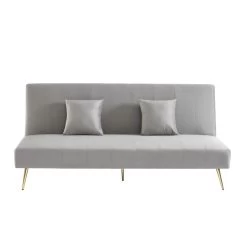 Canapé Rêve Promos Magasin -Canapé Rêve Promos Magasin banquette lina convertible velours gris clair 3 places 1
