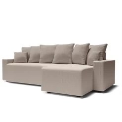 Canapé D'angle ALMA Convertible Velours Côtelé Grège 4 Places 12 Canapé D'angle ALMA Convertible Velours Côtelé Grège 4 Places -Canapé Rêve Promos Magasin canape angle alma convertible velours cotele grege 4 places 2