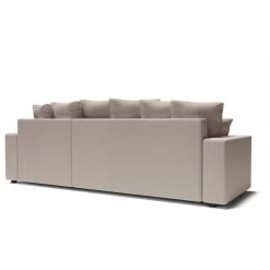 Canapé D'angle ALMA Convertible Velours Côtelé Grège 4 Places 15 Canapé D'angle ALMA Convertible Velours Côtelé Grège 4 Places -Canapé Rêve Promos Magasin canape angle alma convertible velours cotele grege 4 places 5