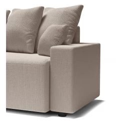 Canapé D'angle ALMA Convertible Velours Côtelé Grège 4 Places 16 Canapé D'angle ALMA Convertible Velours Côtelé Grège 4 Places -Canapé Rêve Promos Magasin canape angle alma convertible velours cotele grege 4 places 6