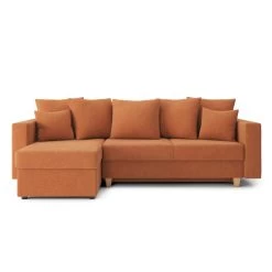 Canapé D'angle KRISTI Convertible Tissu Rouille 4 Places 11 Canapé D'angle KRISTI Convertible Tissu Rouille 4 Places -Canapé Rêve Promos Magasin canape angle kristi convertible tissu rouille 4 places 1