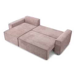 Canapé D'angle MIRA Convertible Et Réversible Velours Côtelé Mauve 11 Canapé D'angle MIRA Convertible Et Réversible Velours Côtelé Mauve -Canapé Rêve Promos Magasin canape d angle mira convertible et reversible velours cotele mauve 3