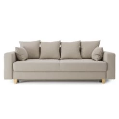 Canapé Droit KRISTI Convertible Tissu Grège 3 Places 9 Canapé Droit KRISTI Convertible Tissu Grège 3 Places -Canapé Rêve Promos Magasin canape droit kristi convertible tissu grege 1