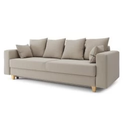 Canapé Droit KRISTI Convertible Tissu Grège 3 Places 10 Canapé Droit KRISTI Convertible Tissu Grège 3 Places -Canapé Rêve Promos Magasin canape droit kristi convertible tissu grege 2