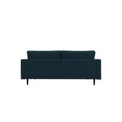 Canapé Droit MAEL Cacharel En Tissu Bleu Foncé Fixe -Canapé Rêve Promos Magasin canape droit mael cacharel tissu bleu fonce 3 places 3