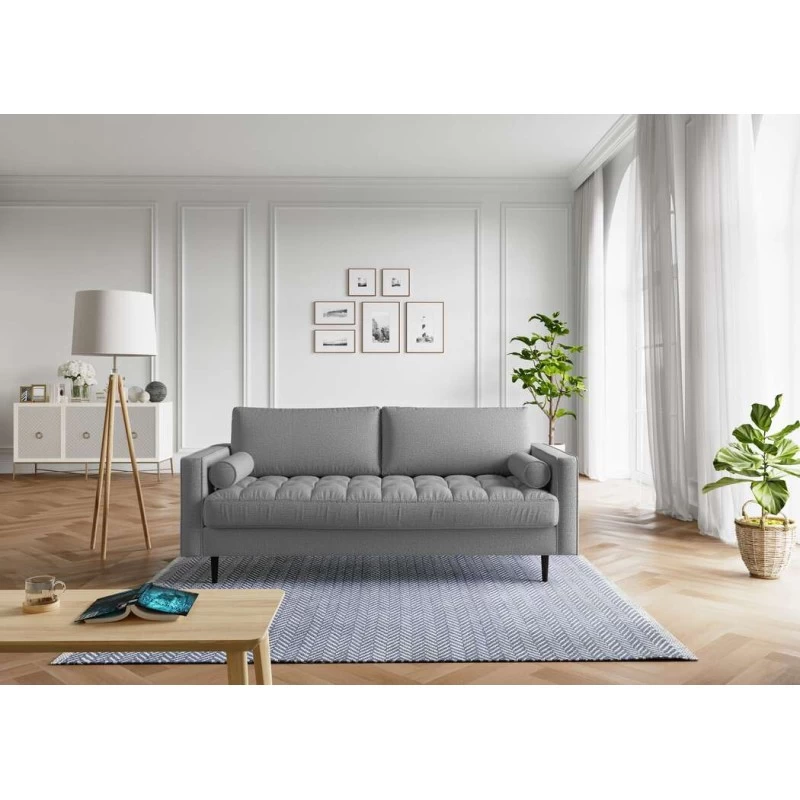 Canapé Droit MAEL Cacharel En Tissu Gris Chiné Fixe 1 Canapé Droit MAEL Cacharel En Tissu Gris Chiné Fixe