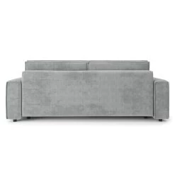 Canapé Droit MIRA Convertible Velours Côtelé Gris Clair 13 Canapé Droit MIRA Convertible Velours Côtelé Gris Clair -Canapé Rêve Promos Magasin canape droit mira convertible velours cotele gris clair 3pl 5