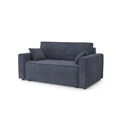 Canapé Droit MIRA Fixe Tissu Bleu Nuit 2 Places 9 Canapé Droit MIRA Fixe Tissu Bleu Nuit 2 Places -Canapé Rêve Promos Magasin canape droit mira fixe tissu bleu 2 places 2