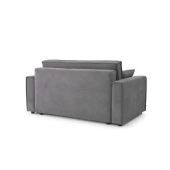 Canapé Droit MIRA Fixe Tissu Gris Souris 2 Places -Canapé Rêve Promos Magasin canape droit mira fixe tissu gris 2 places 3