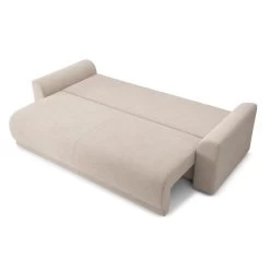 Canapé Droit NOVA Convertible Tissu Beige 3 Places -Canapé Rêve Promos Magasin canape droit nova convertible tissu beige 3