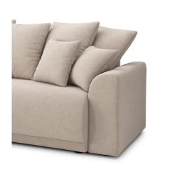 Canapé Droit NOVA Convertible Tissu Beige 3 Places -Canapé Rêve Promos Magasin canape droit nova convertible tissu beige 6