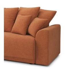 Canapé Droit NOVA Convertible Tissu Rouille 3 Places 16 Canapé Droit NOVA Convertible Tissu Rouille 3 Places -Canapé Rêve Promos Magasin canape droit nova convertible tissu rouille 6