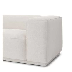 Canapé Droit SACHA Fixe Tissu Crème 4 Places -Canapé Rêve Promos Magasin canape droit sacha fixe tissu creme 4 places 4