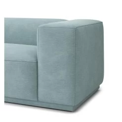 Canapé Droit SACHA Fixe Tissu Vert D'eau 4 Places -Canapé Rêve Promos Magasin canape droit sacha fixe tissu vert d eau 4 places 4