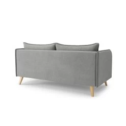 Canapé Droit SARAH Fixe Tissu Gris 3 Places 10 Canapé Droit SARAH Fixe Tissu Gris 3 Places -Canapé Rêve Promos Magasin canape droit sarah fixe tissu gris 3 places 3