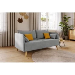 Canapé Droit SARAH Fixe Tissu Gris 3 Places 12 Canapé Droit SARAH Fixe Tissu Gris 3 Places -Canapé Rêve Promos Magasin canape droit sarah fixe tissu gris 3 places 5