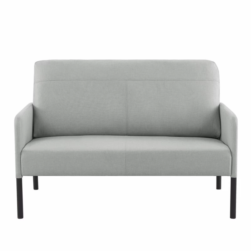 Canapé Droit LIAM En Tissu Gris Fixe 2 Canapé Droit LIAM En Tissu Gris Fixe – Image 2