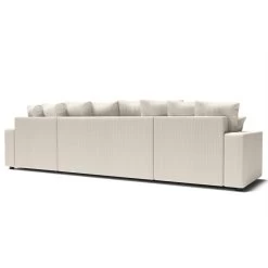 Canapé Panoramique ALMA Convertible Velours Côtelé Beige 6 Places -Canapé Rêve Promos Magasin canape panoramique alma convertible velours cotele beige 6 places 5