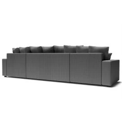 Canapé Panoramique ALMA Convertible Velours Côtelé Gris Souris 6 Places 15 Canapé Panoramique ALMA Convertible Velours Côtelé Gris Souris 6 Places -Canapé Rêve Promos Magasin canape panoramique alma convertible velours cotele gris souris 6 places 5