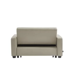 Canapé Droit LENA Convertible Tissu Grège 2 Places -Canapé Rêve Promos Magasin canpe droit lena convertible tissu grege 2 places 5