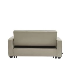 Canapé Droit LENA Convertible Tissu Grège 3 Places -Canapé Rêve Promos Magasin canpe droit lena convertible tissu grege 3 places 5