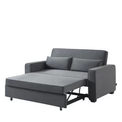 Canapé Droit LENA Convertible Velours Gris 3 Places 11 Canapé Droit LENA Convertible Velours Gris 3 Places -Canapé Rêve Promos Magasin canpe droit lena convertible velours gris 3 places 3