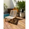 Fauteuil De Jardin AVERY En Bois D'acacia Et Corde Coloris Naturel