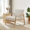 Fauteuil BONIFACIO En Tissu Beige