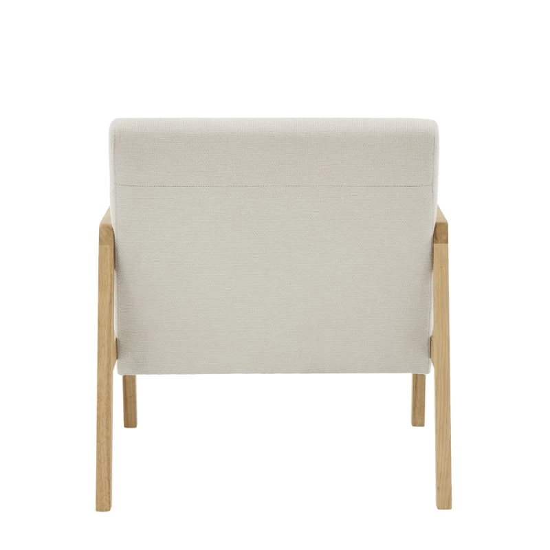 Fauteuil BONIFACIO En Tissu Beige 4 Fauteuil BONIFACIO En Tissu Beige – Image 4