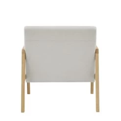 Fauteuil BONIFACIO En Tissu Gris Clair -Canapé Rêve Promos Magasin fauteuil bonifacio en tissu gris clair 3