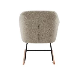 Fauteuil ELSA à Bouclette Beige Rocking Chair 8 Fauteuil ELSA à Bouclette Beige Rocking Chair -Canapé Rêve Promos Magasin fauteuil elsa a bouclette beige rocking chair 3