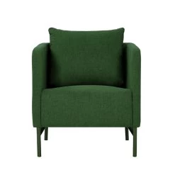 Fauteuil PANTONE Tissu Vert Olive Avec Piètement Métal Vert Olive -Canapé Rêve Promos Magasin fauteuil pantone tissu vert avec pietement metal vert 2