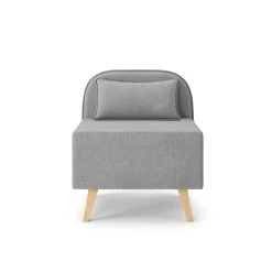 Fauteuil SARAH En Tissu Gris 9 Fauteuil SARAH En Tissu Gris -Canapé Rêve Promos Magasin fauteuil sarah en tissu gris 2