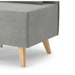 Fauteuil SARAH En Tissu Gris 11 Fauteuil SARAH En Tissu Gris -Canapé Rêve Promos Magasin fauteuil sarah en tissu gris 4