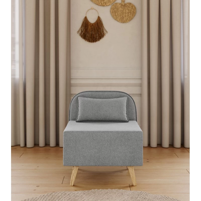 Fauteuil SARAH En Tissu Gris 1 Fauteuil SARAH En Tissu Gris