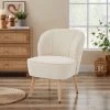 Fauteuil TIVOLI Tissu Bouclette Beige