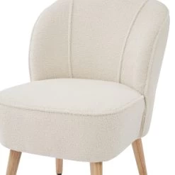 Fauteuil TIVOLI Tissu Bouclette Beige 10 Fauteuil TIVOLI Tissu Bouclette Beige -Canapé Rêve Promos Magasin fauteuil tivoli en teddy beige 4