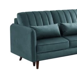Canapé D'angle IDAHO En Tissu Bleu Vert Convertible 13 Canapé D'angle IDAHO En Tissu Bleu Vert Convertible -Canapé Rêve Promos Magasin idahoancvtxblvr canape angle 6
