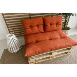 Kit Matelas EZARRI Pour Palette Coloris Rouge