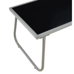 Salon De Jardin LISBOA En Acier Et Textilène Noir 4 Places -Canapé Rêve Promos Magasin lisboa sofa set noir 4pcs 4