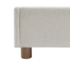 Lit Coffre KORALL Tissu Bouclette écru 180x200 Sommier Inclus -Canapé Rêve Promos Magasin lit coffre korall tissu bouclettes ecru 180x200 sommier inclus 6