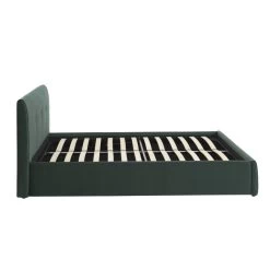 Lit Coffre SEGURO Velours Vert Forêt 140x190 Sommier Inclus 14 Lit Coffre SEGURO Velours Vert Forêt 140x190 Sommier Inclus -Canapé Rêve Promos Magasin lit coffre seguro velours vert foret 140x190 sommier inclus 5
