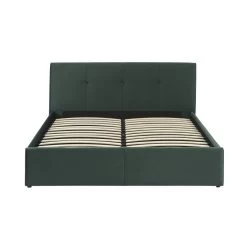 Lit Coffre SEGURO Velours Vert Forêt 160x200 Sommier Inclus 14 Lit Coffre SEGURO Velours Vert Forêt 160x200 Sommier Inclus -Canapé Rêve Promos Magasin lit coffre seguro velours vert foret 160x200 sommier inclus 5